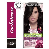 Tinte para cabello Cor Intensa número 20 de Garnier.