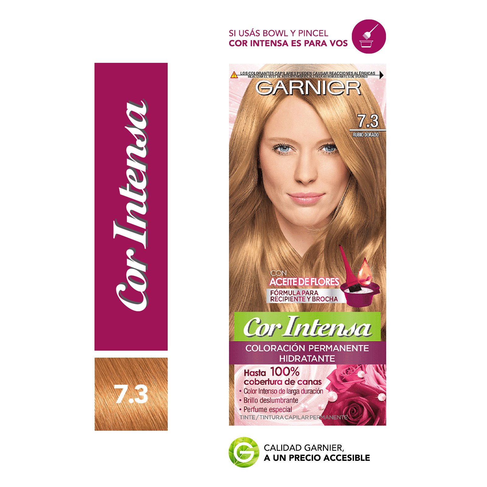 Tono 7.3 Rubio Dorado Garnier