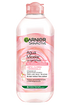 Esencia de rosas Garnier Skin Active, detalles en rosa.