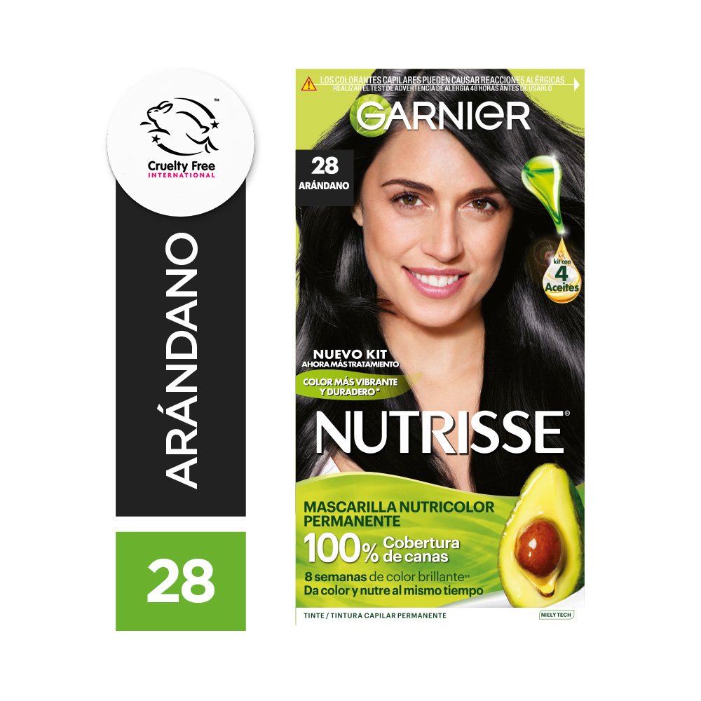 Tintura Nutrisse de Garnier tono 28 Arándano