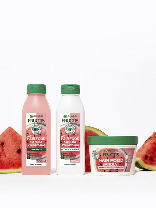 Comprá Shampoo Hair Food Sandía y Revitalizá tu Pelo Garnier