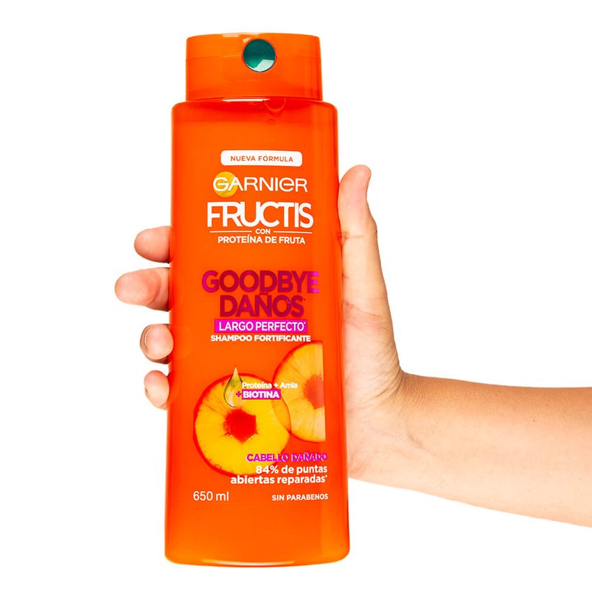 Shampoo pelos dañados Fructis Goodbye Daños Garnier Argentina