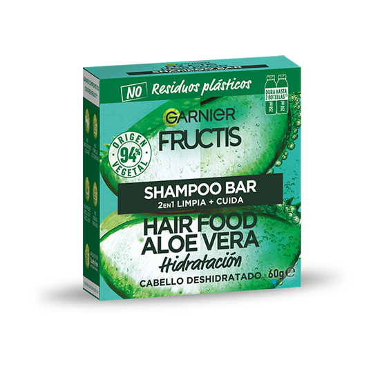 Shampoo Sólido Aloe Fructis Hair Food Garnier Argentina