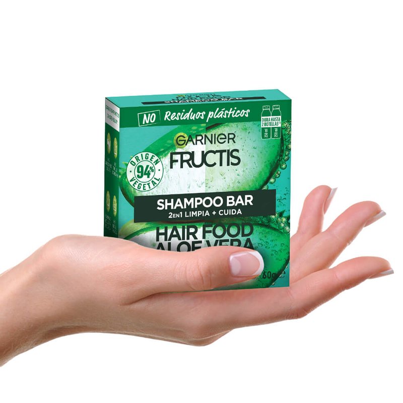 Shampoo Sólido Aloe Fructis Hair Food Garnier Argentina