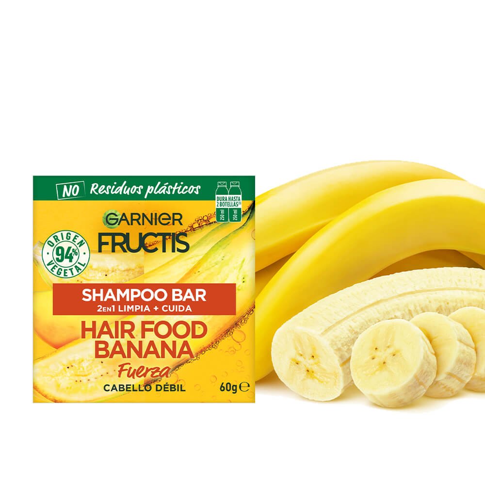 Shampoo Sólido Hair Food Banana - Imagen 1