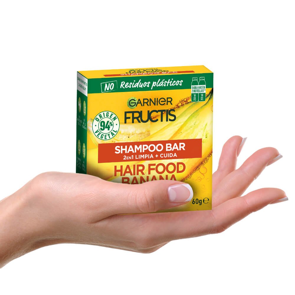 Shampoo Sólido Hair Food Banana - Imagen 5