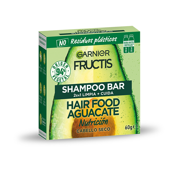 Shampoo Sólido Palta Fructis Hair Food Garnier Argentina