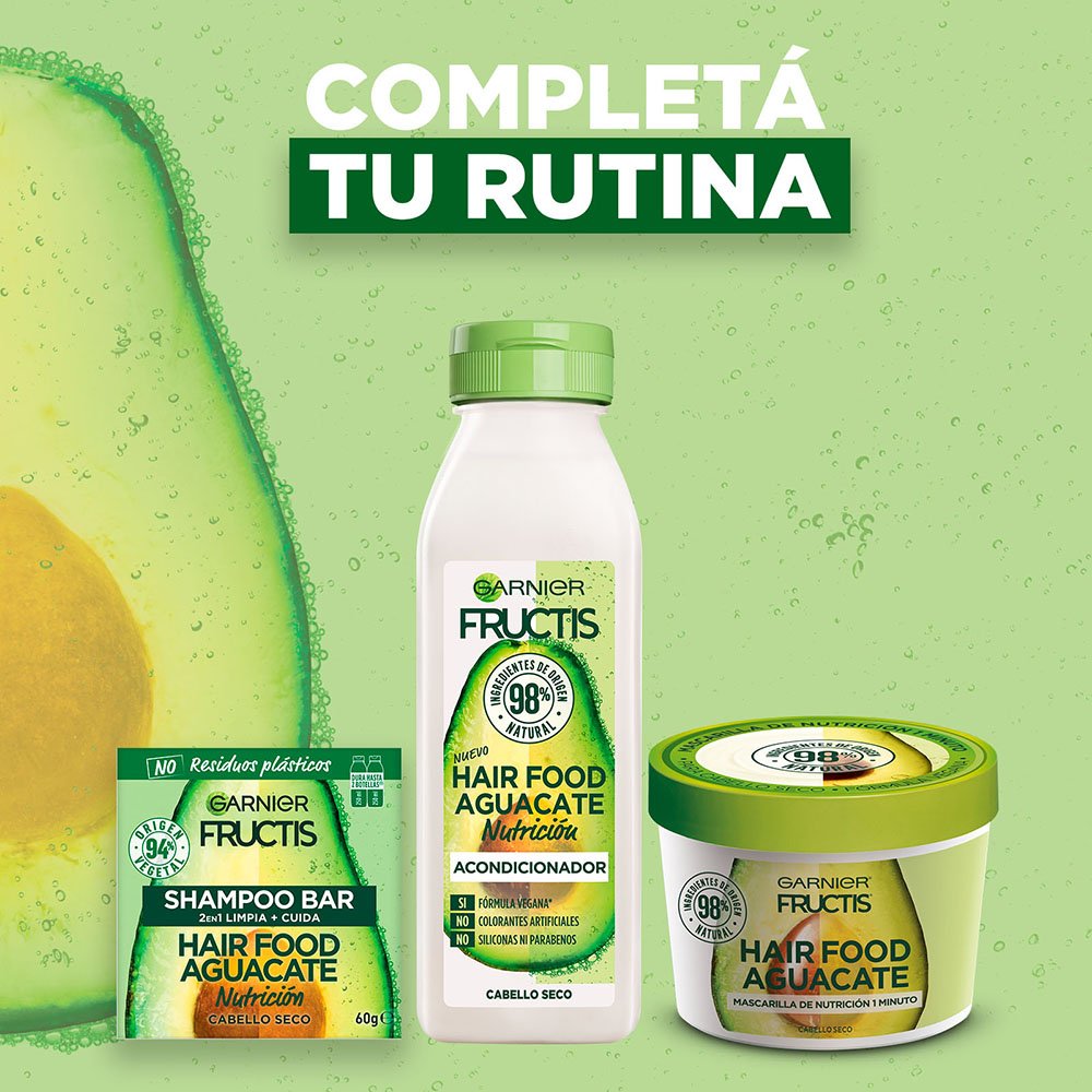 Champú sólido de palta en Garnier Hair Food