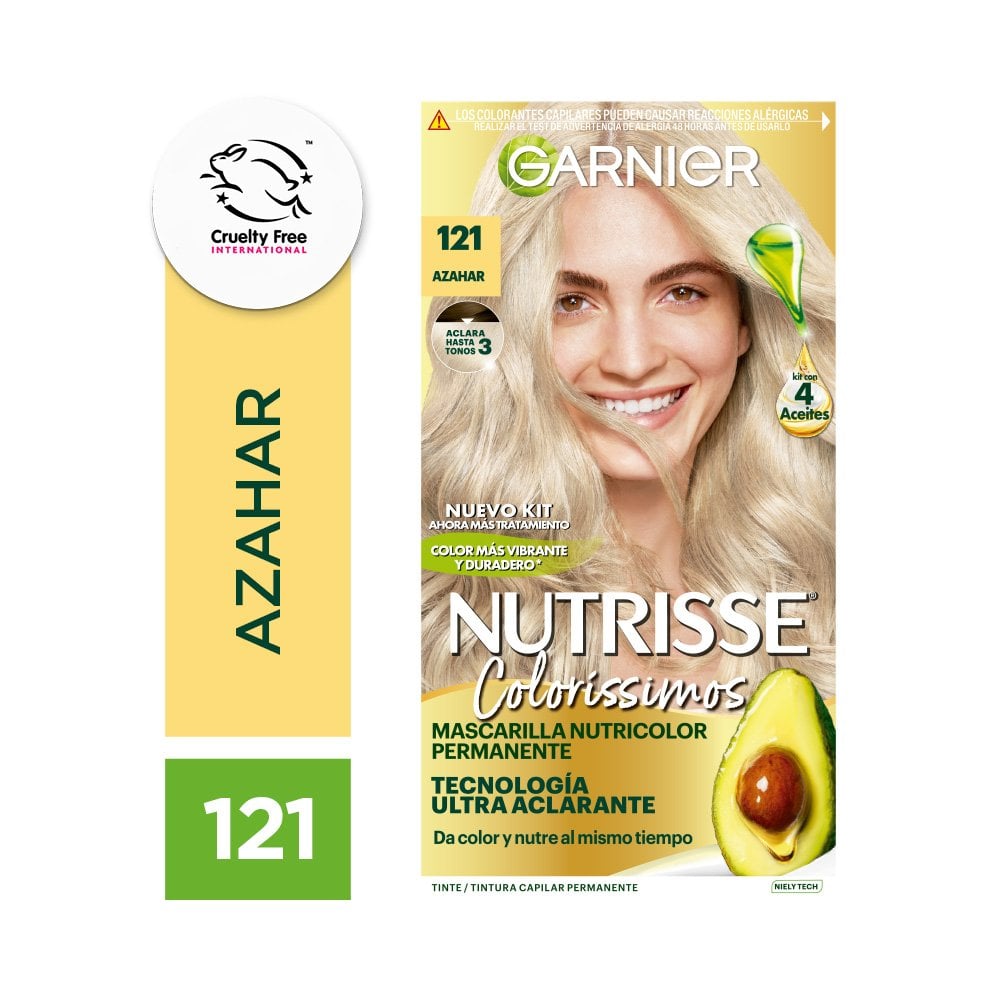 Tintura Nutrisse de Garnier tono 121 Azahar