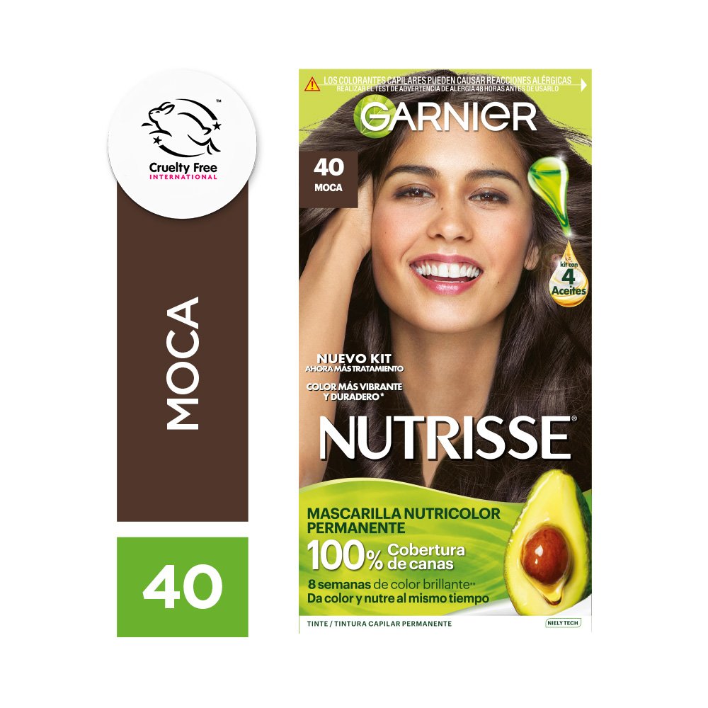 Tintura Nutrisse de Garnier tono 40 Moca