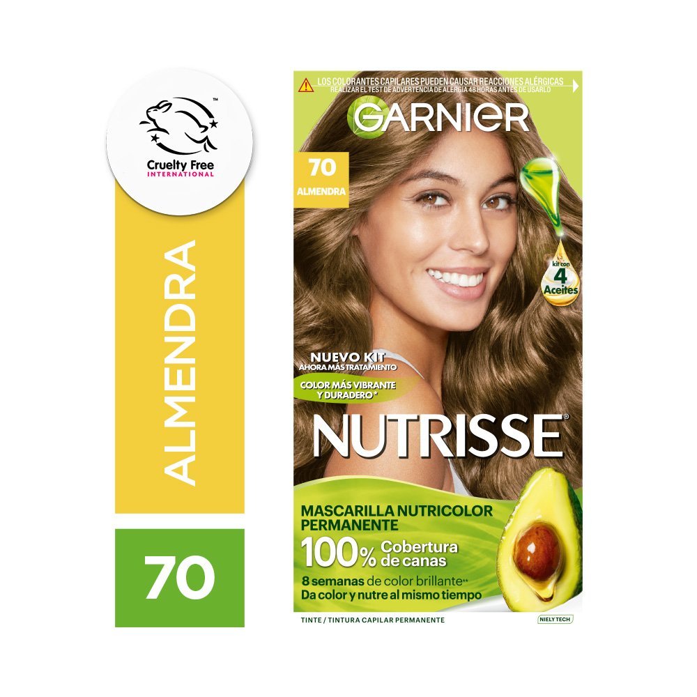 Tintura Nutrisse de Garnier tono 70 Almendra