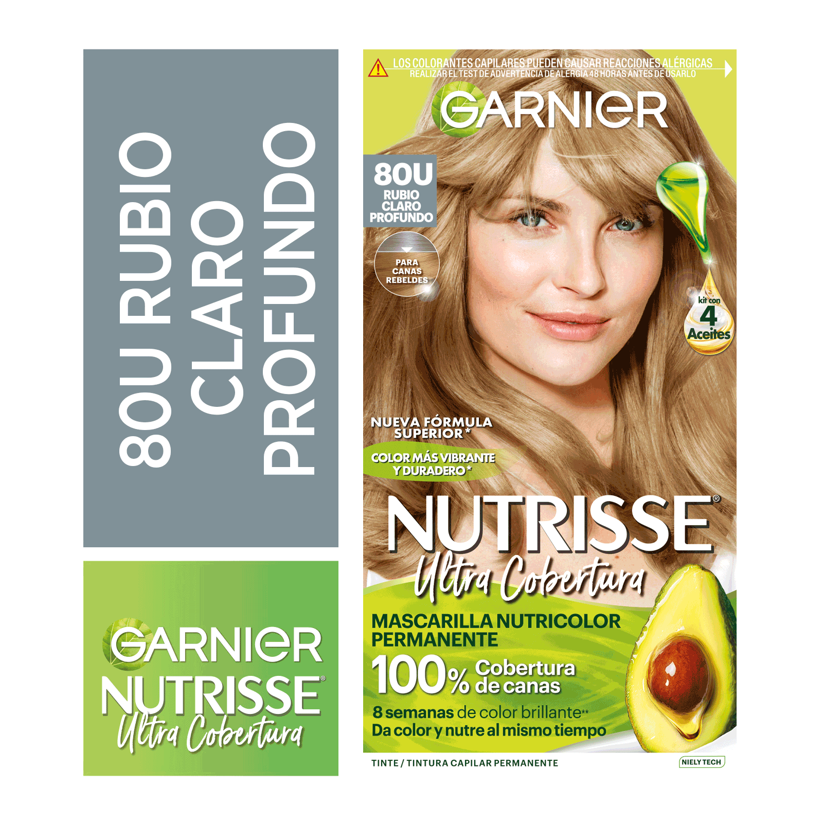 Tono 80 Rubio Claro Profundo Garnier