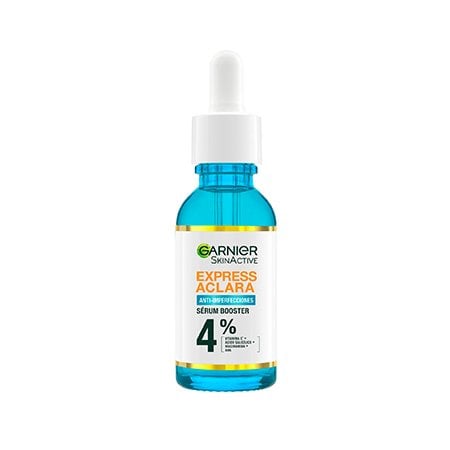 Serum anti-imperfecciones de Garnier en envase verde y blanco