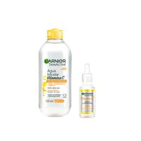 Kit esenciales de Garnier para el cuidado del cabello.