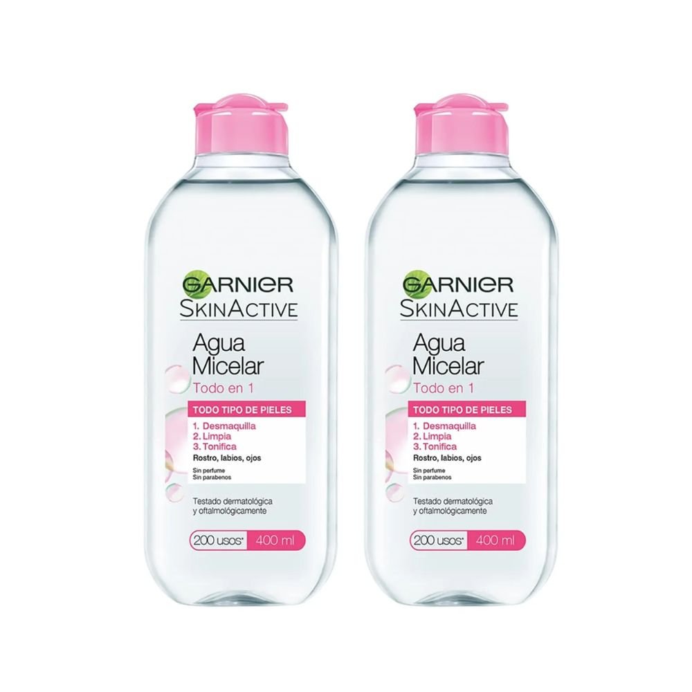 Kit de limpieza facial de Garnier.