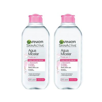 Kit de limpieza facial de Garnier.